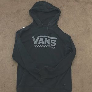 Black Vans Logo Hoodie